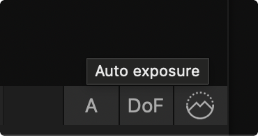 Auto Exposure tooltip
